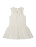 Étoile Dress - Sleeveless Textured Dress with Bow Detail and Gathered Skirt Tutu Du Monde