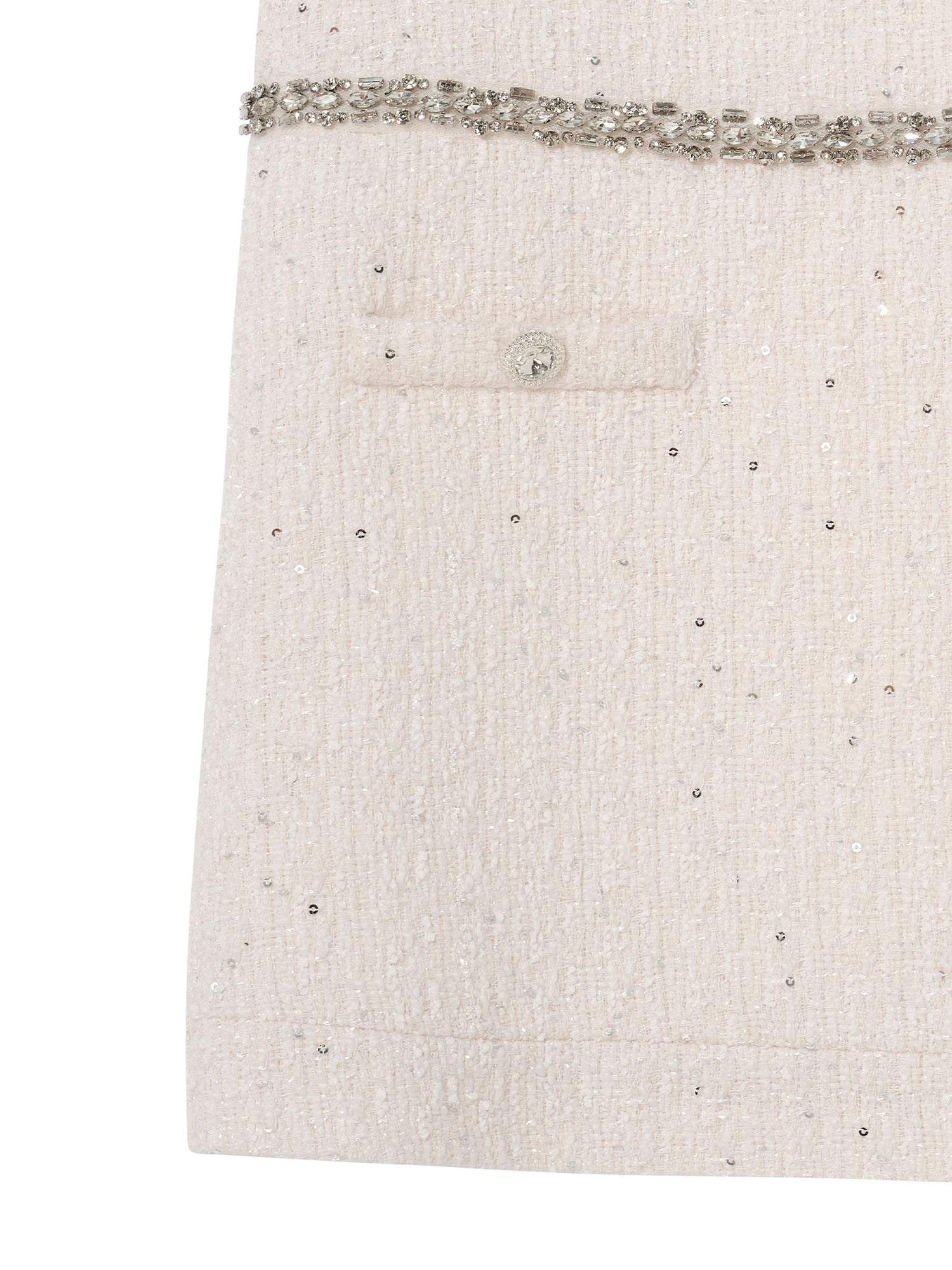 Audrey Dress - Sleeveless Textured Shift Dress with Decorative Waist Trim Tutu Du Monde