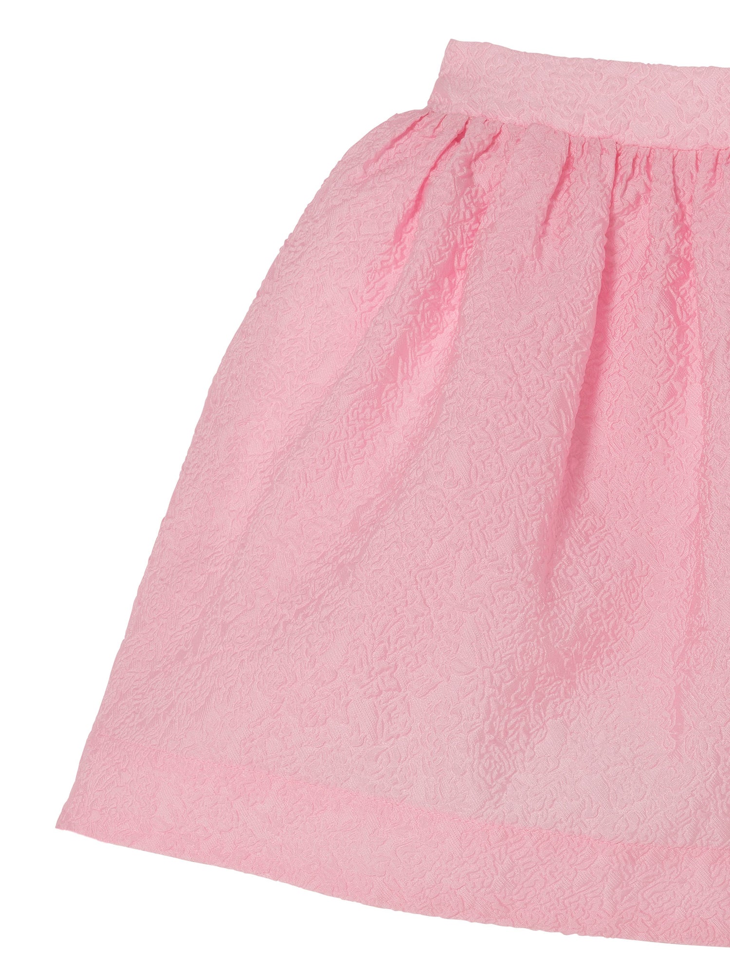 Saint-Tropez Skirt - Textured A Line Skirt with Soft Gathered Waist Tutu Du Monde