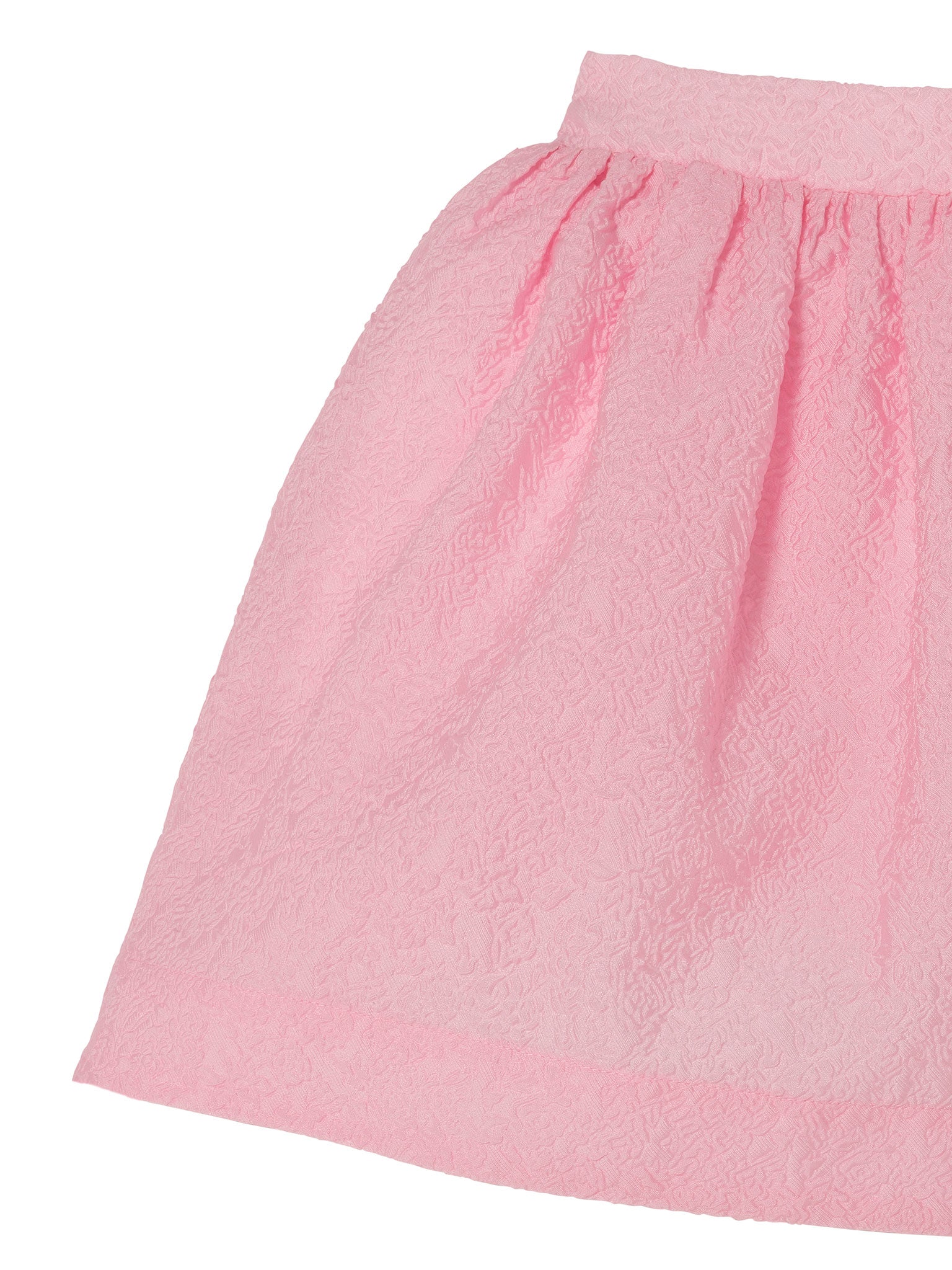 Saint-Tropez Skirt - Textured A Line Skirt with Soft Gathered Waist Tutu Du Monde