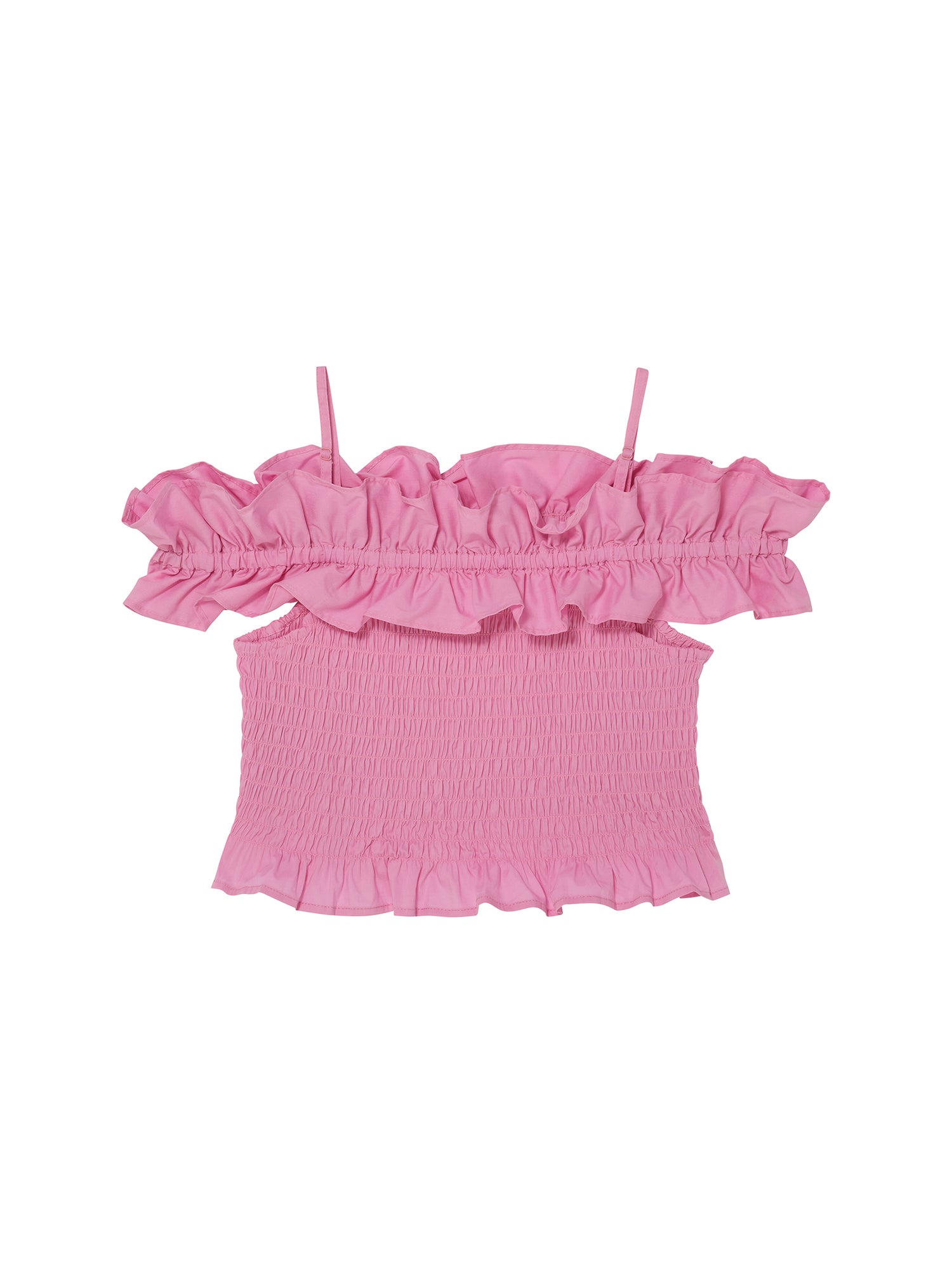 Mariposa Top - Smocked Ruffle Cotton Tutu Du Monde