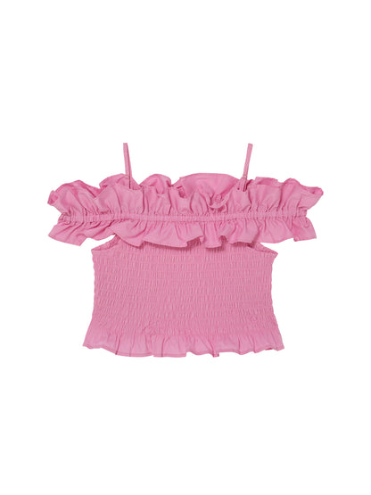 Mariposa Top - Smocked Ruffle Cotton Tutu Du Monde