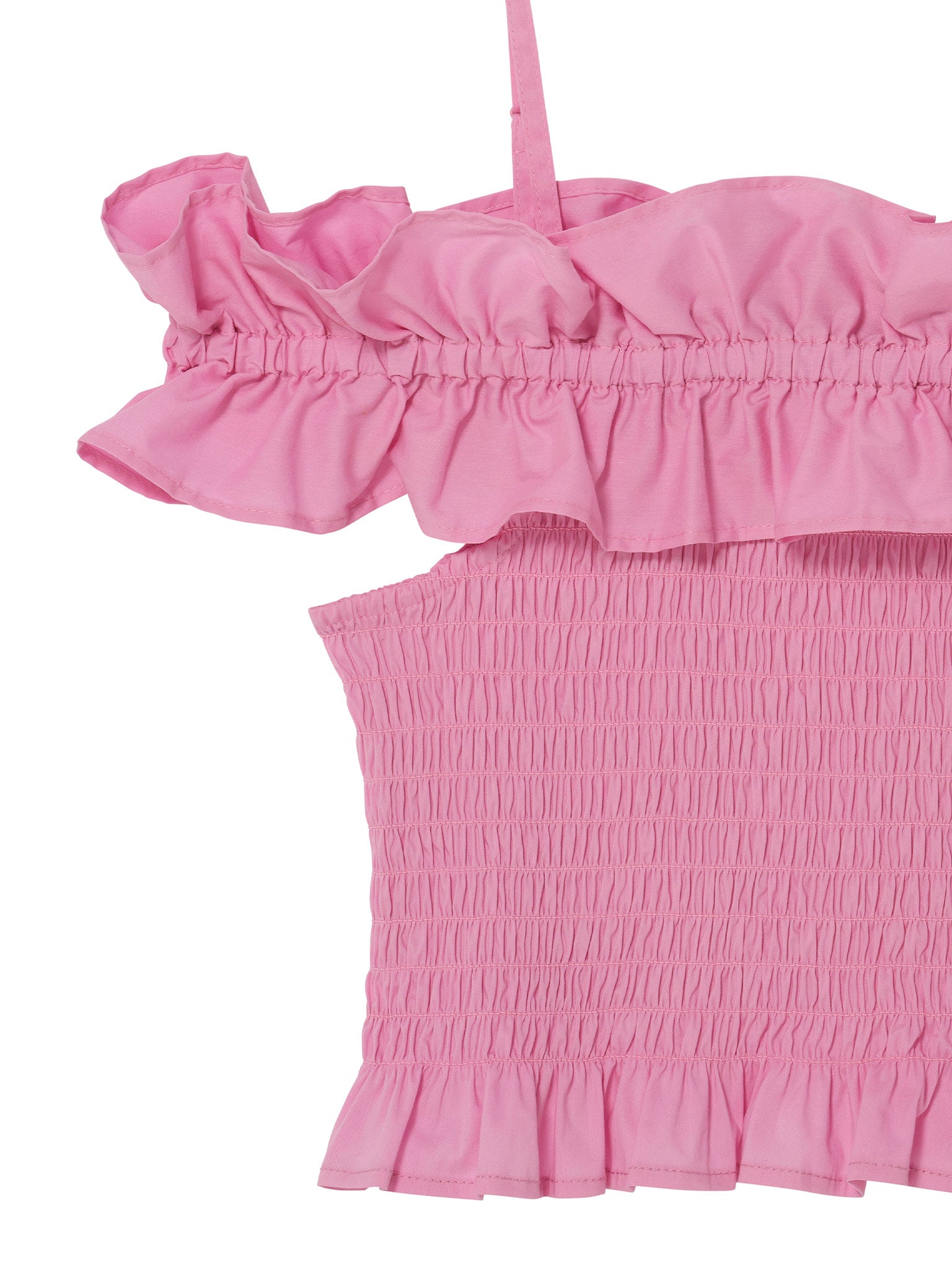 Mariposa Top - Smocked Ruffle Cotton Tutu Du Monde