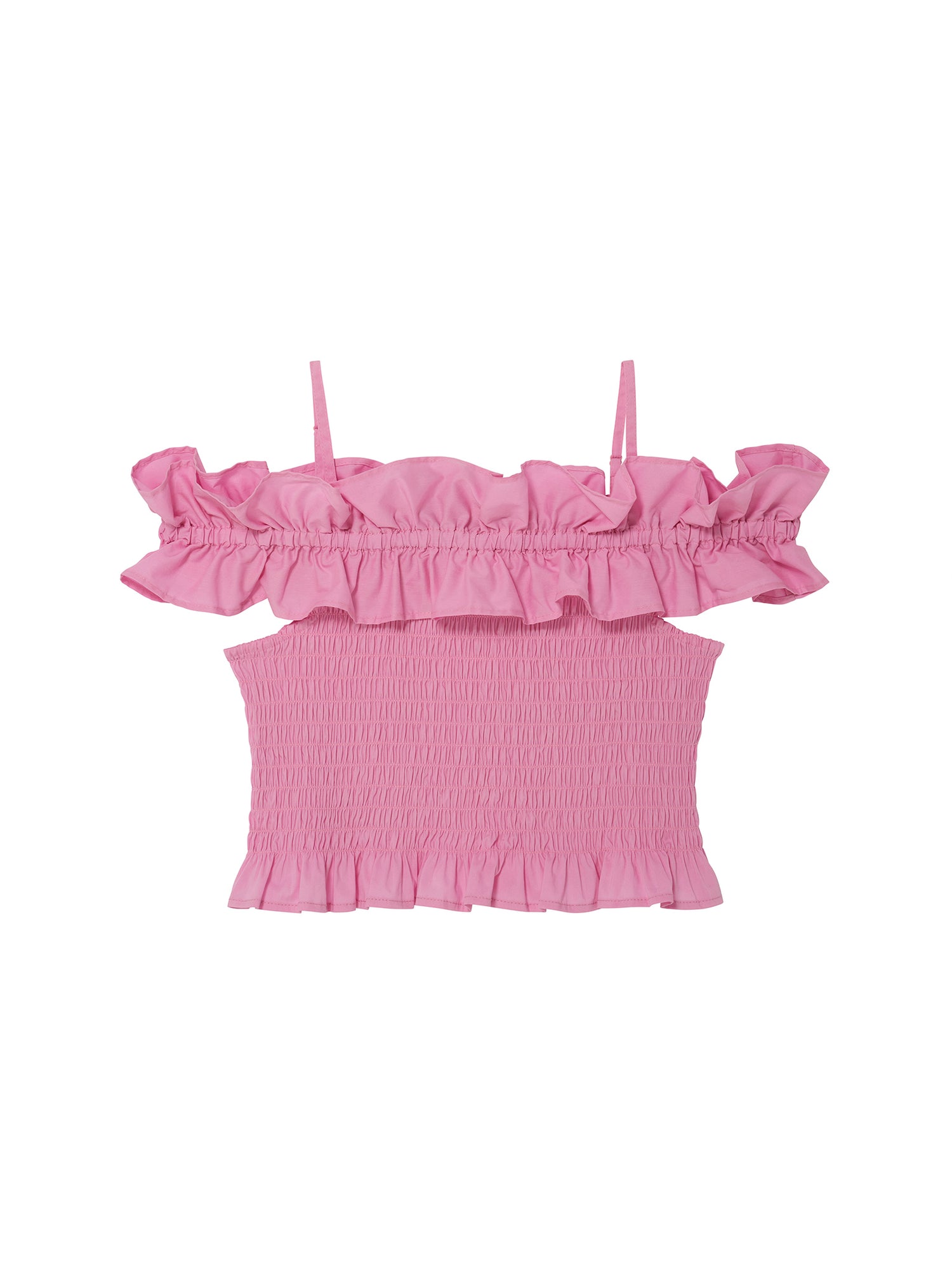 Mariposa Top - Smocked Ruffle Cotton Tutu Du Monde