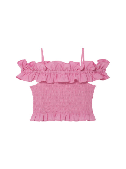 Mariposa Top - Smocked Ruffle Cotton Tutu Du Monde