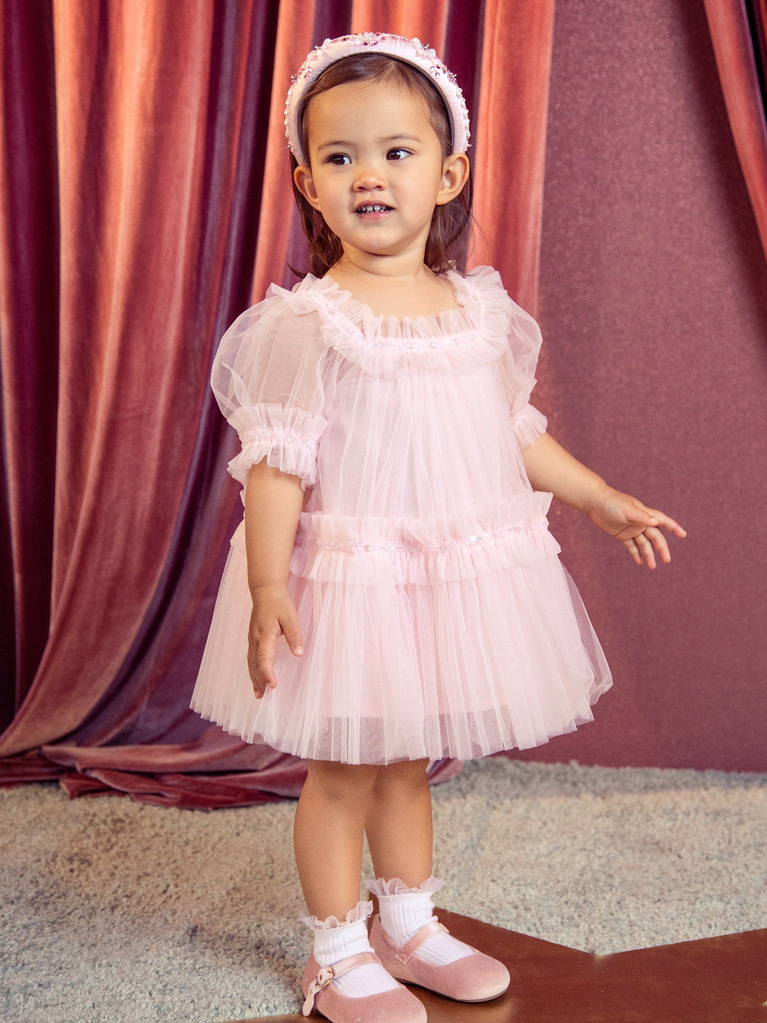 Bebe Encore Angel Tulle Dress Tutu Du Monde