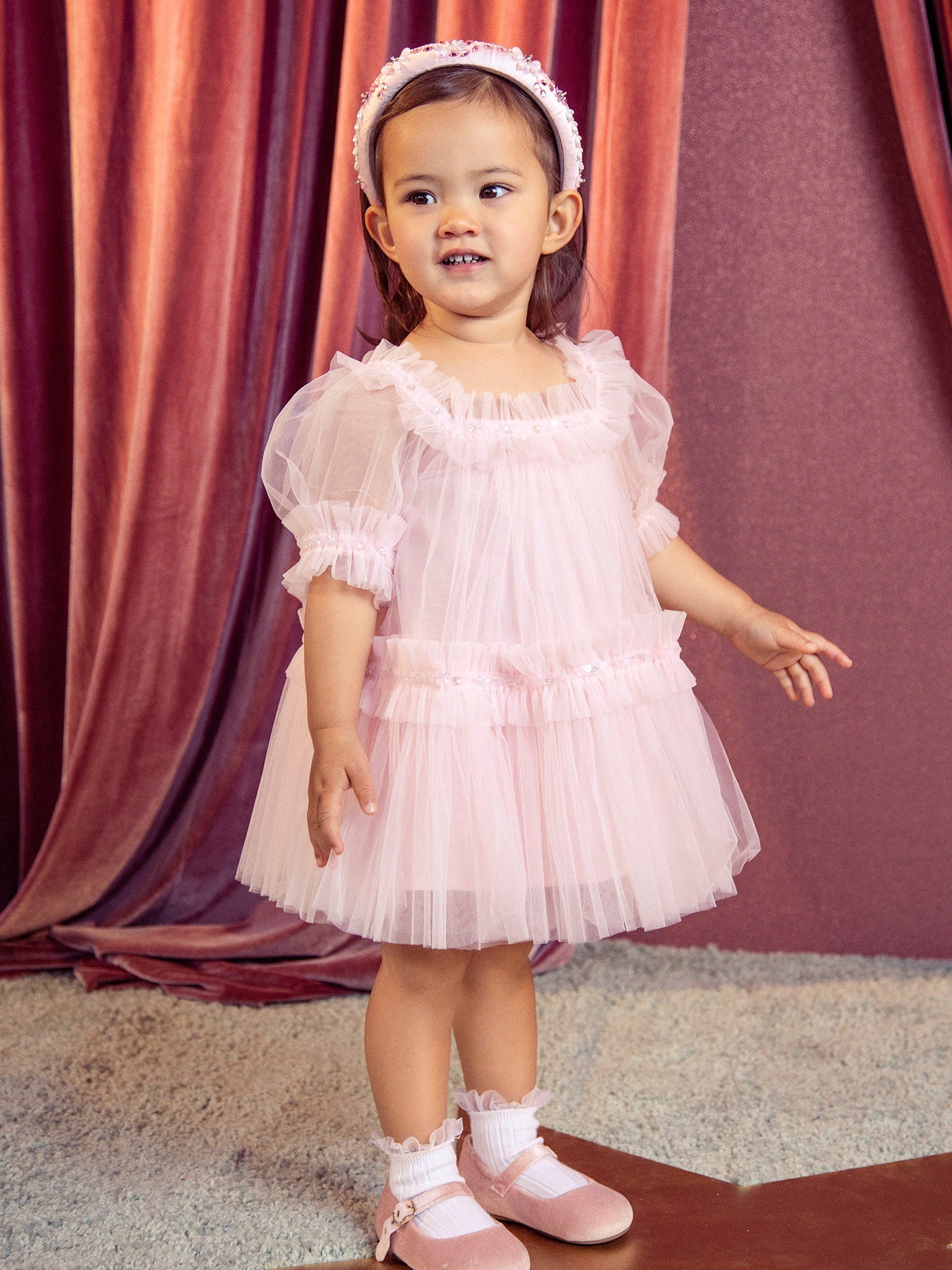 Bebe Encore Angel Tulle Dress Tutu Du Monde
