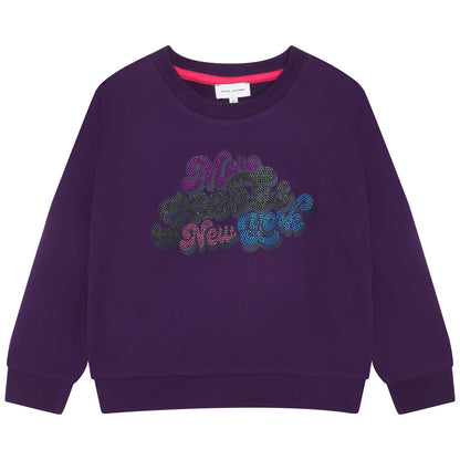 Studded French Terry Sweatshirt The Marc Jacobs