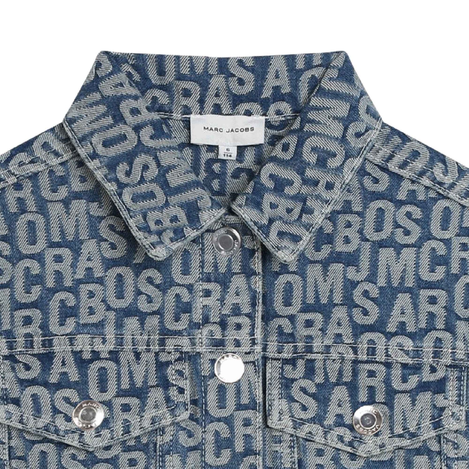 Jumbled Logo Denim Jacket The Marc Jacobs