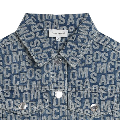 Jumbled Logo Denim Jacket The Marc Jacobs