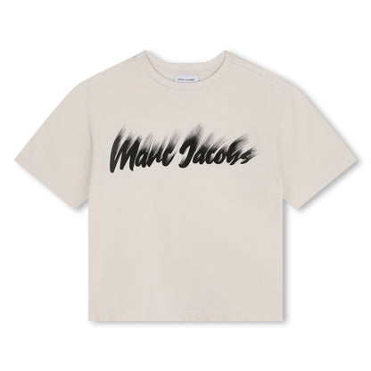 Fancy Logo Sand Short Sleeve Tee The Marc Jacobs