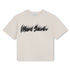 Fancy Logo Sand Short Sleeve Tee The Marc Jacobs