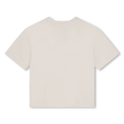 Fancy Logo Sand Short Sleeve Tee The Marc Jacobs