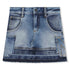 Patchwork Denim Skirt with M-Detail Stitches The Marc Jacobs