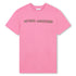 Rhinestone Metallic Logo Short Sleeved Dress The Marc Jacobs