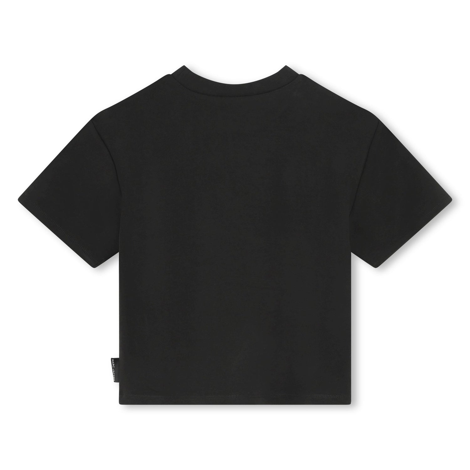 Black Short Sleeve Tee with Bag Print The Marc Jacobs