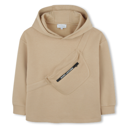 Hooded Sweatshirt with Crossbody Bag Print The Marc Jacobs