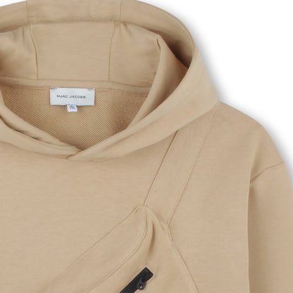 Hooded Sweatshirt with Crossbody Bag Print The Marc Jacobs