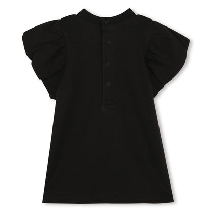 Girls’ Ruffled Sleeve Dress with Bag Print The Marc Jacobs