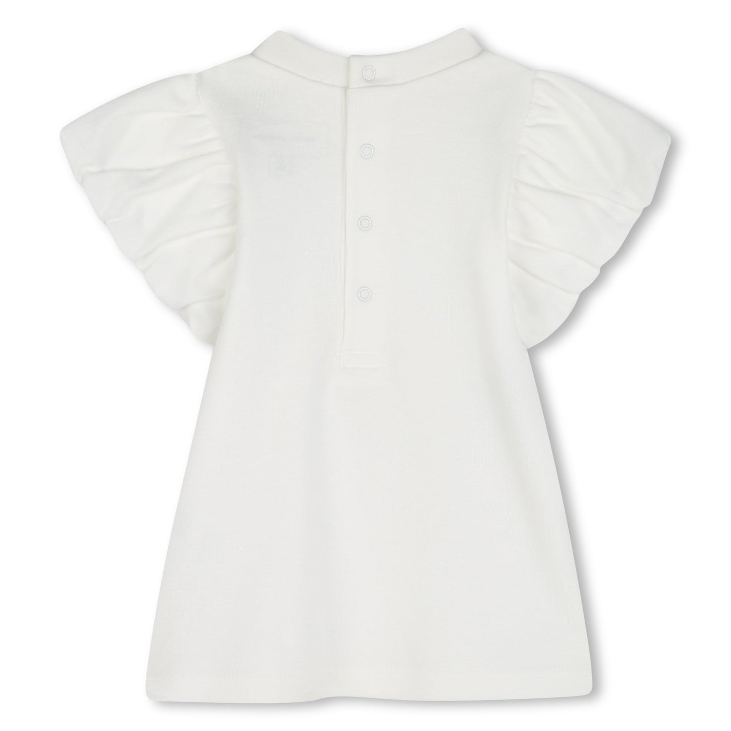 Girls’ Ruffled Sleeve Dress with Bag Print The Marc Jacobs