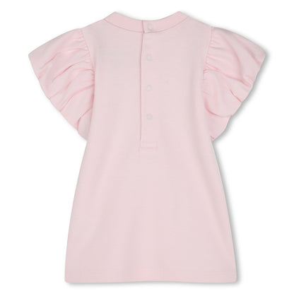 Girls’ Ruffled Sleeve Dress with Bag Print The Marc Jacobs