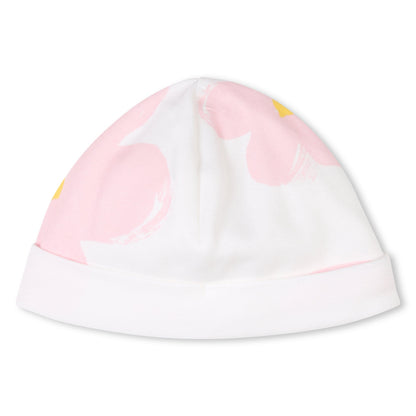 Floral Baby Sleepsuit Set with Bib &amp; Hat The Marc Jacobs