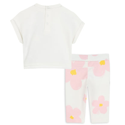 Baby Floral T-Shirt &amp; Leggings Set The Marc Jacobs