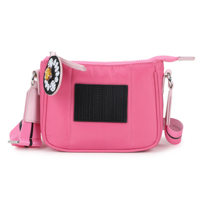 Fuchsia Coated Fabric Handle Bag with Adjustable Branded Strap The Marc Jacobs