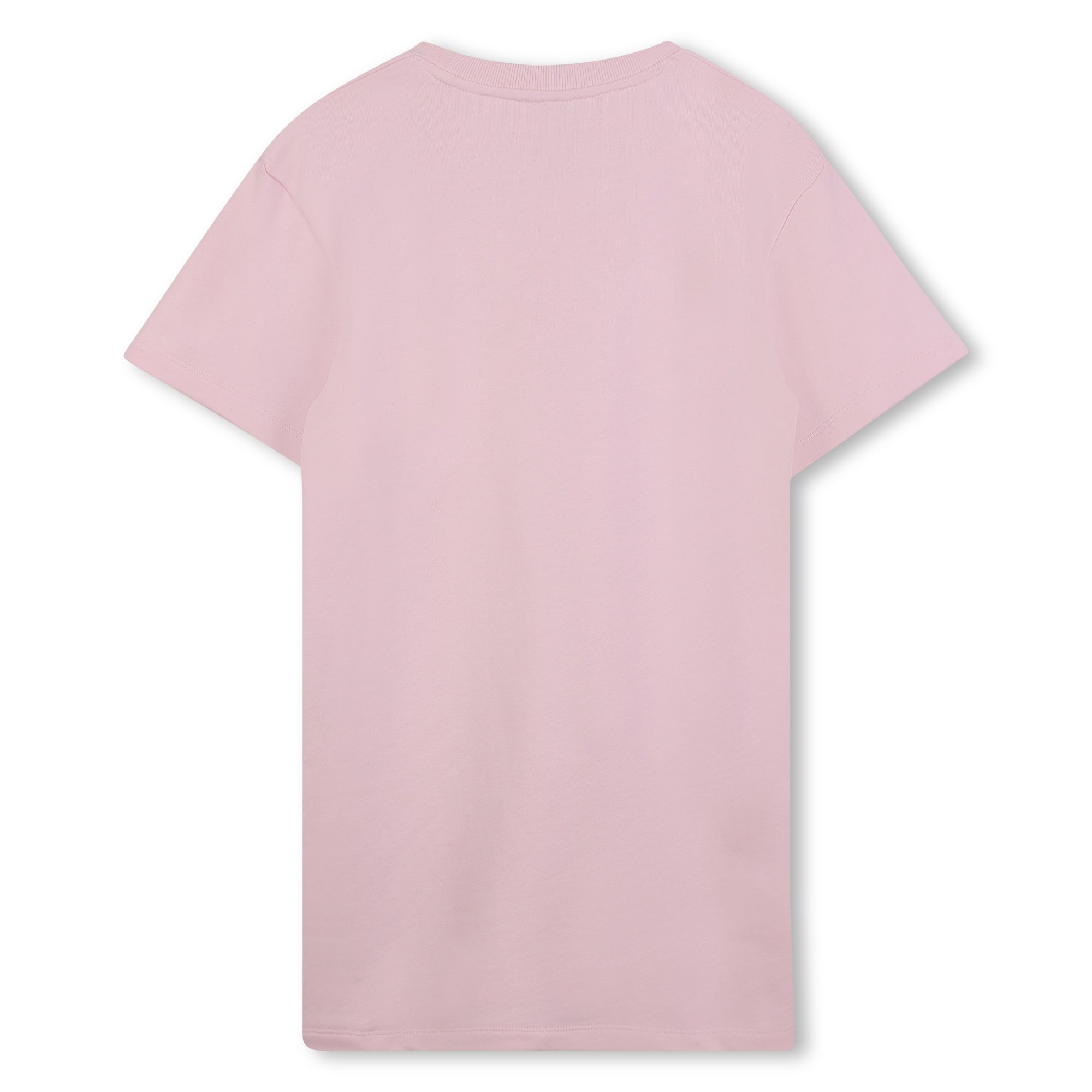Pink Cotton French Terry Dress with Trompe L’Oeil “Snapshot” Illustration The Marc Jacobs