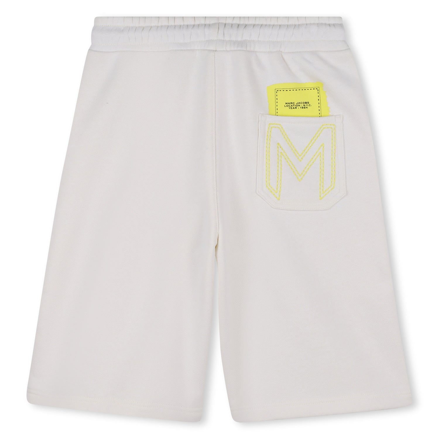 Cream Two Tone Fleece Shorts The Marc Jacobs