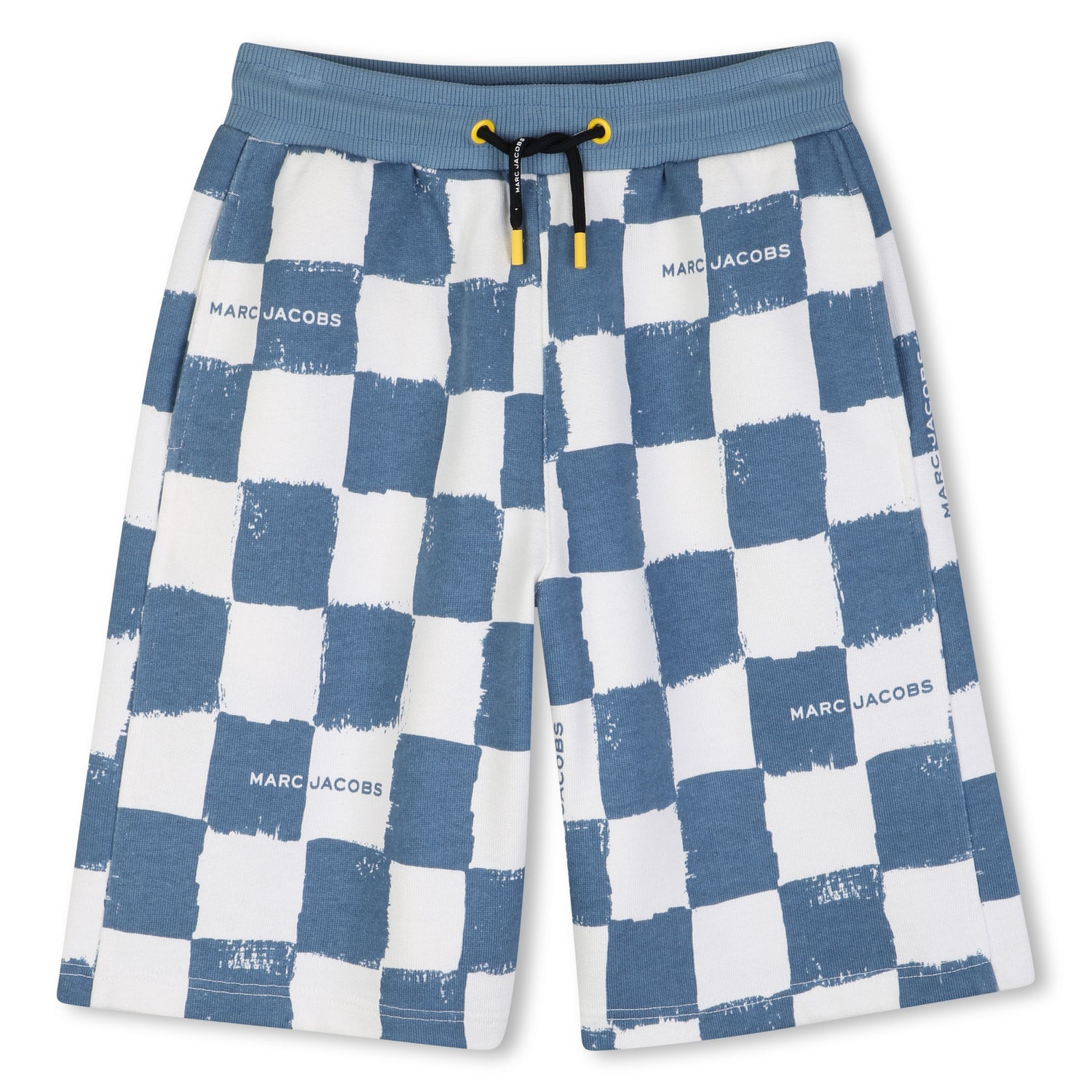 Blue Checkered Fleece Shorts The Marc Jacobs