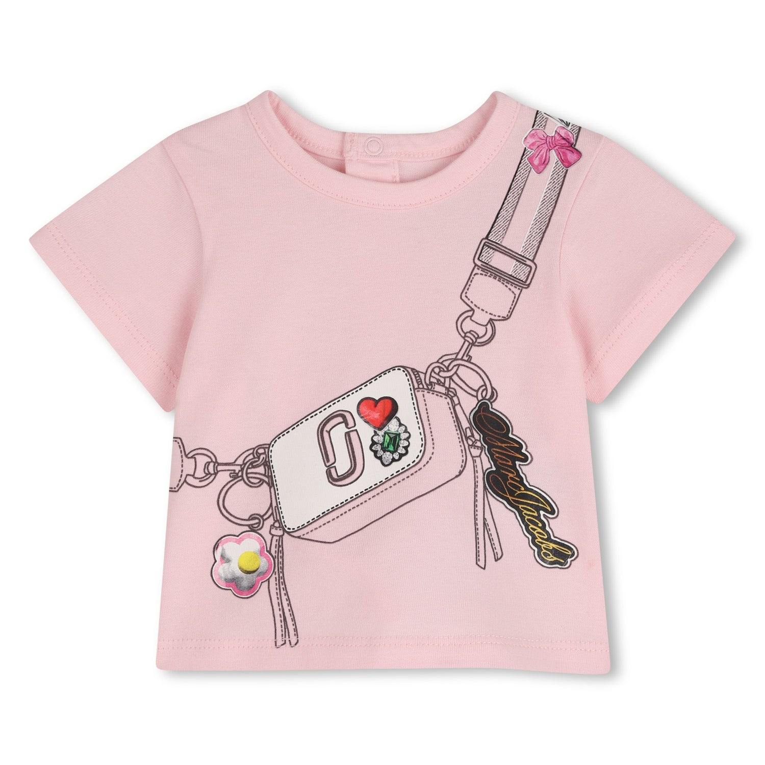 Pink T-Shirt and Shorts Set The Marc Jacobs