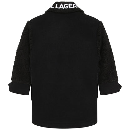 Kids Wool Coat Karl Lagerfeld Kids