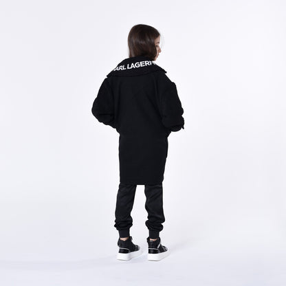 Kids Wool Coat Karl Lagerfeld Kids