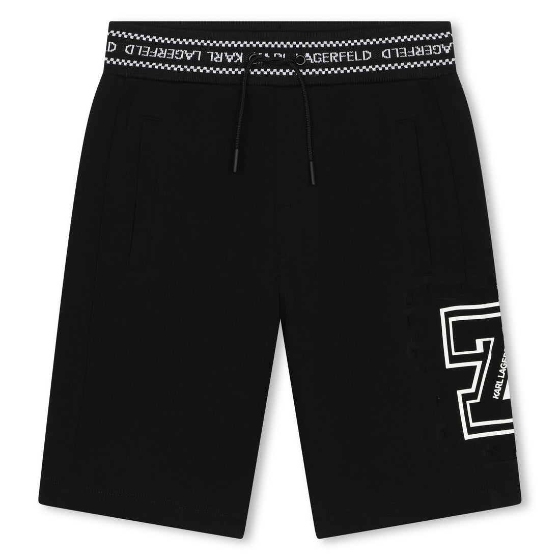 Check Pattern Bermuda Shorts Karl Lagerfeld Kids