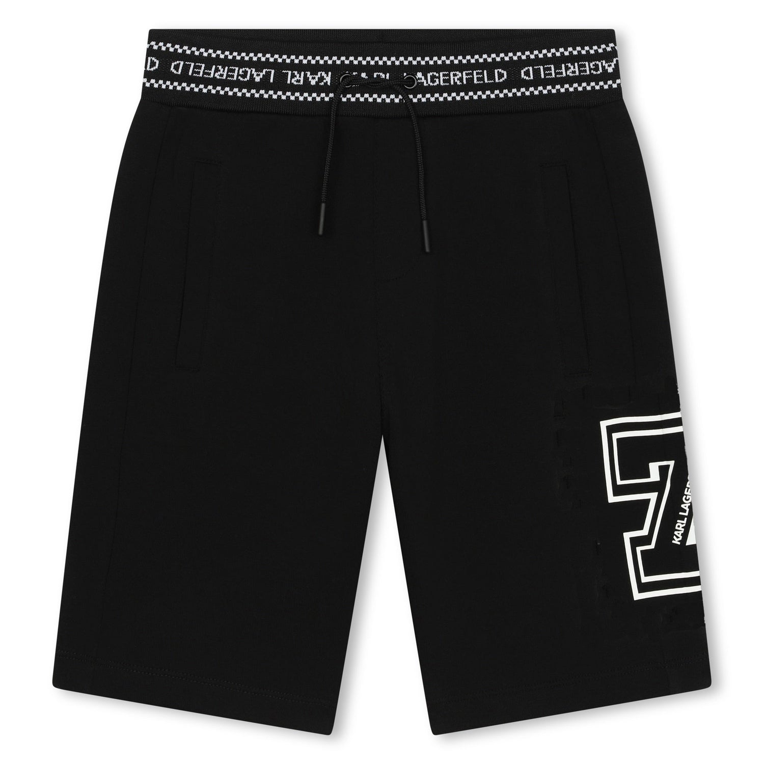 Check Pattern Bermuda Shorts Karl Lagerfeld Kids