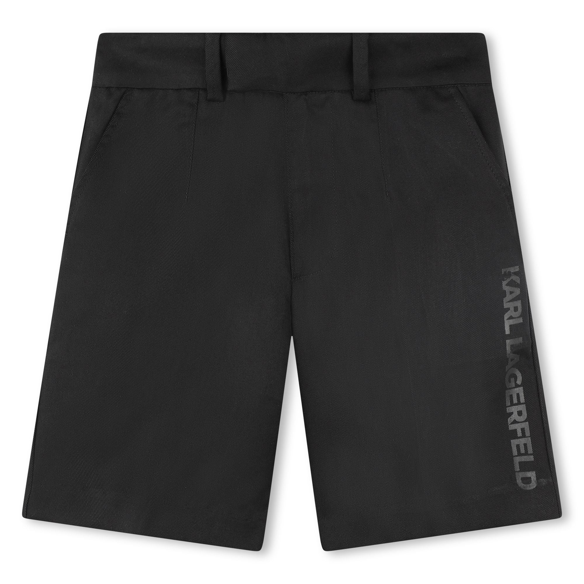 Tencel Shorts Karl Lagerfeld Kids