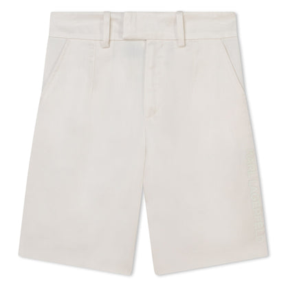 Tencel Shorts Karl Lagerfeld Kids