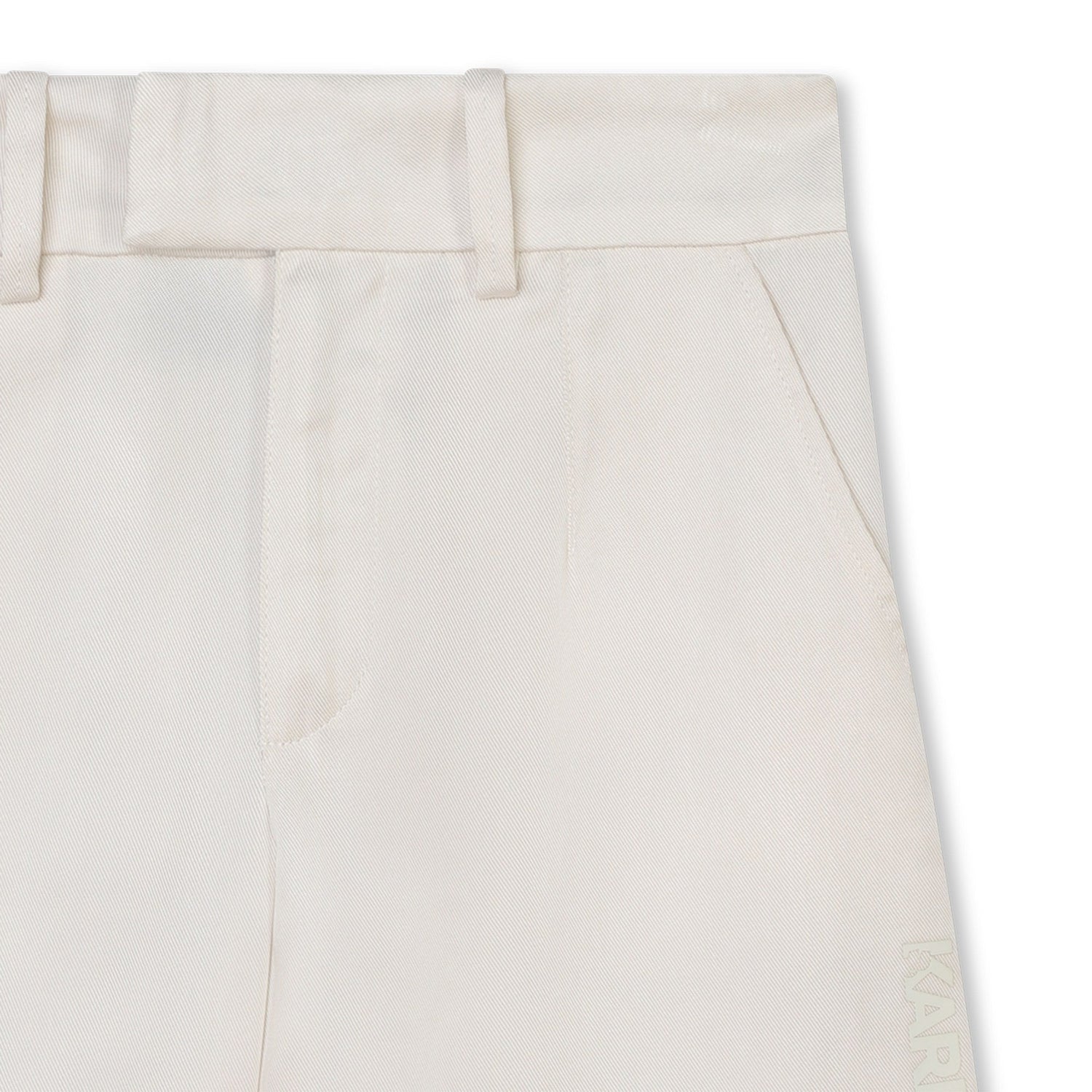 Tencel Shorts Karl Lagerfeld Kids