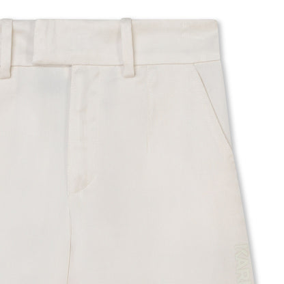 Tencel Shorts Karl Lagerfeld Kids