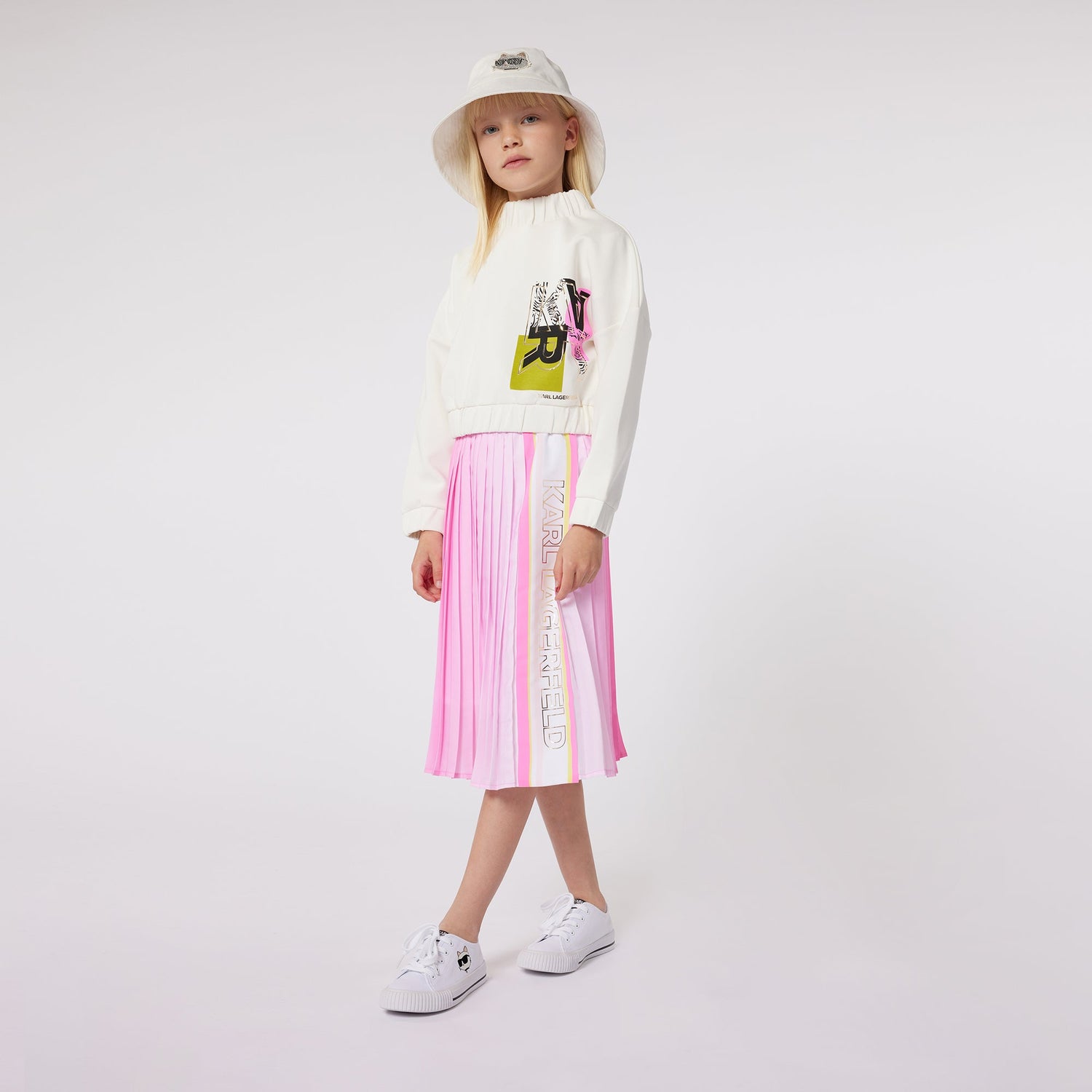 Pleated Skirt Karl Lagerfeld Kids