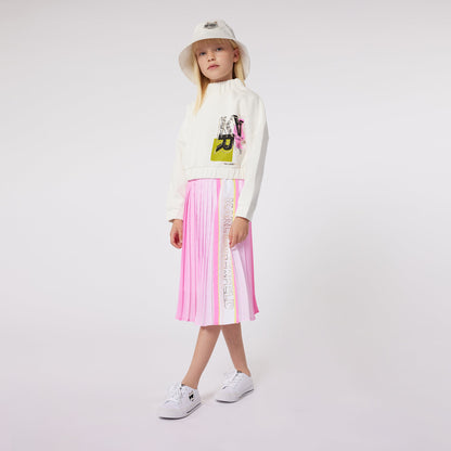 Pleated Skirt Karl Lagerfeld Kids