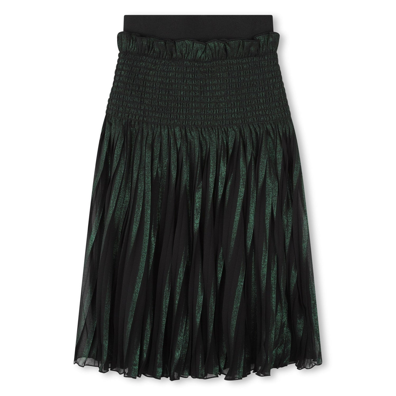 Midi Pleated Skirt with Iridescent Highlights Karl Lagerfeld Kids