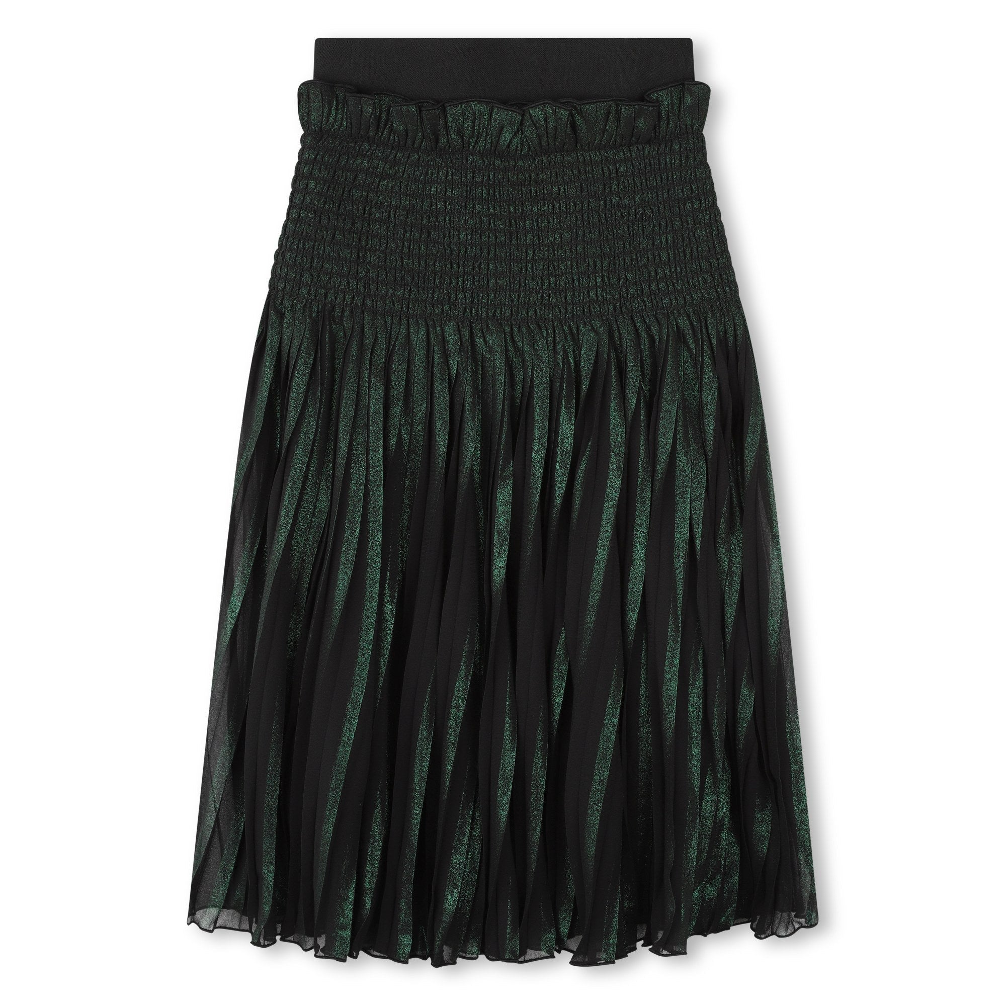 Midi Pleated Skirt with Iridescent Highlights Karl Lagerfeld Kids