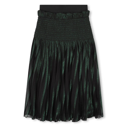 Midi Pleated Skirt with Iridescent Highlights Karl Lagerfeld Kids