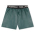 Faux Leather Logo Jacquard Shorts Karl Lagerfeld Kids