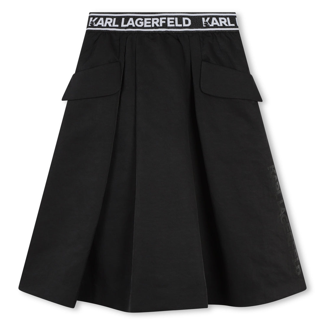 Midi Length Logo Jacquard Skirt Karl Lagerfeld Kids