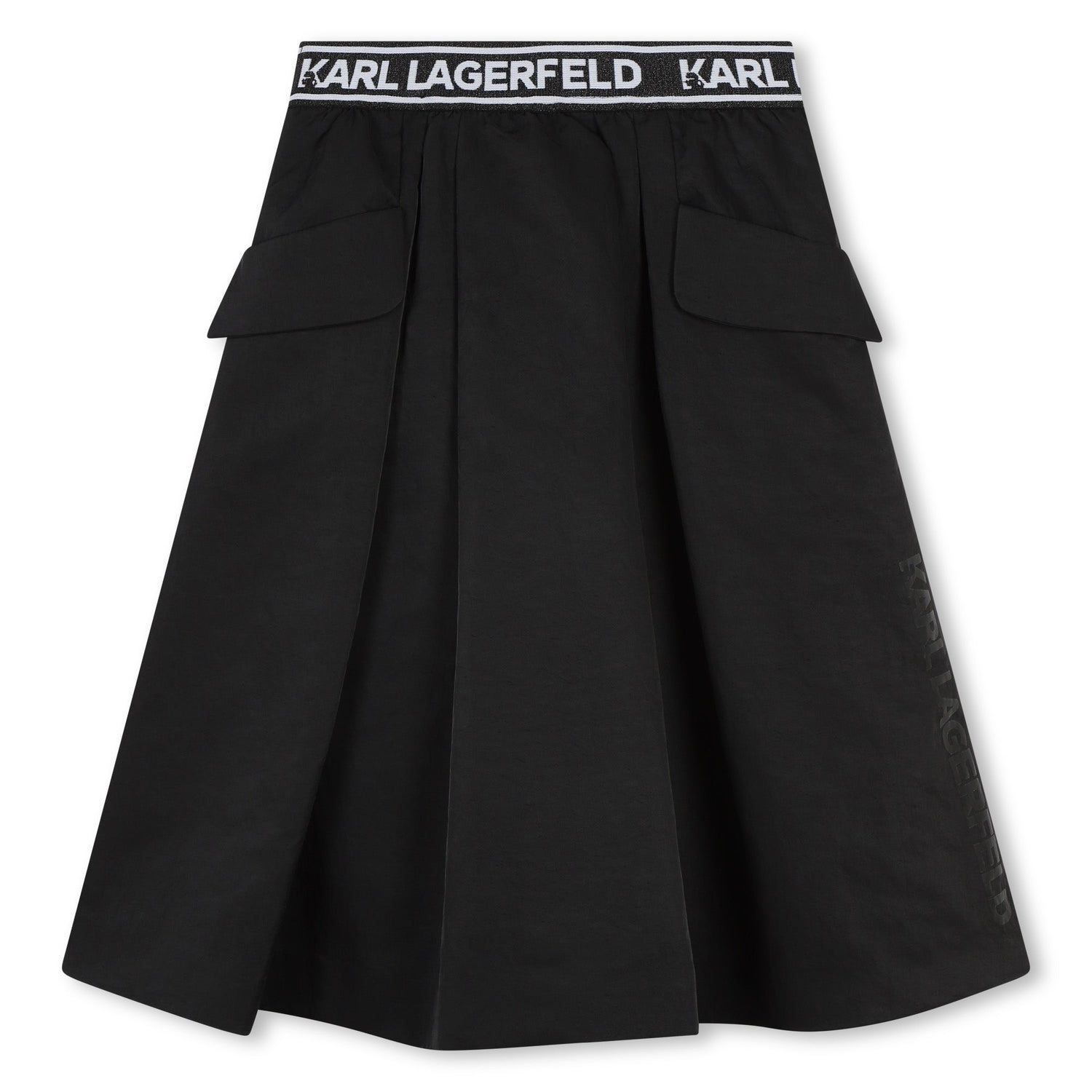Midi Length Logo Jacquard Skirt Karl Lagerfeld Kids