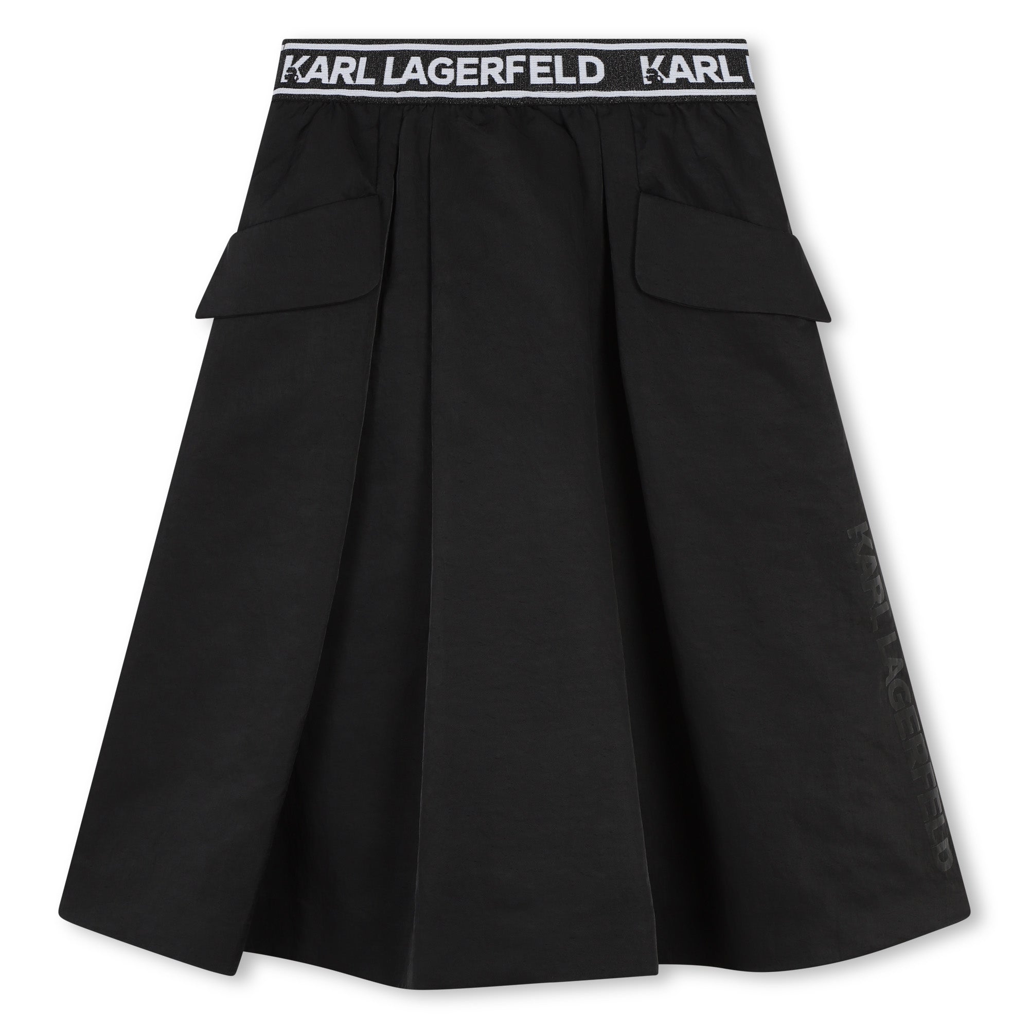 Midi Length Logo Jacquard Skirt Karl Lagerfeld Kids