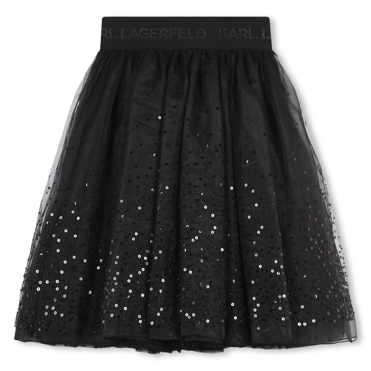 Ceremony Sequin Skirt Karl Lagerfeld Kids
